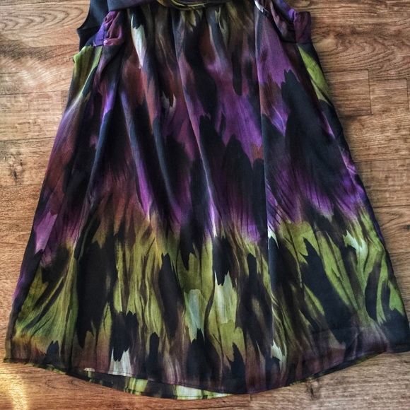 {Lane Bryant} Watercolor Dress - Picture 4 of 5